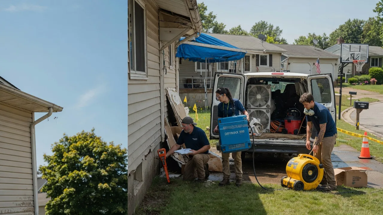 Ceiling Leak Cleanup in Toluca, IL near me