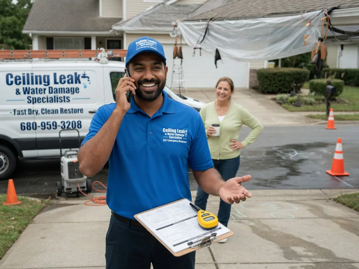 Ceiling Leak Cleanup Toluca, IL FAQs